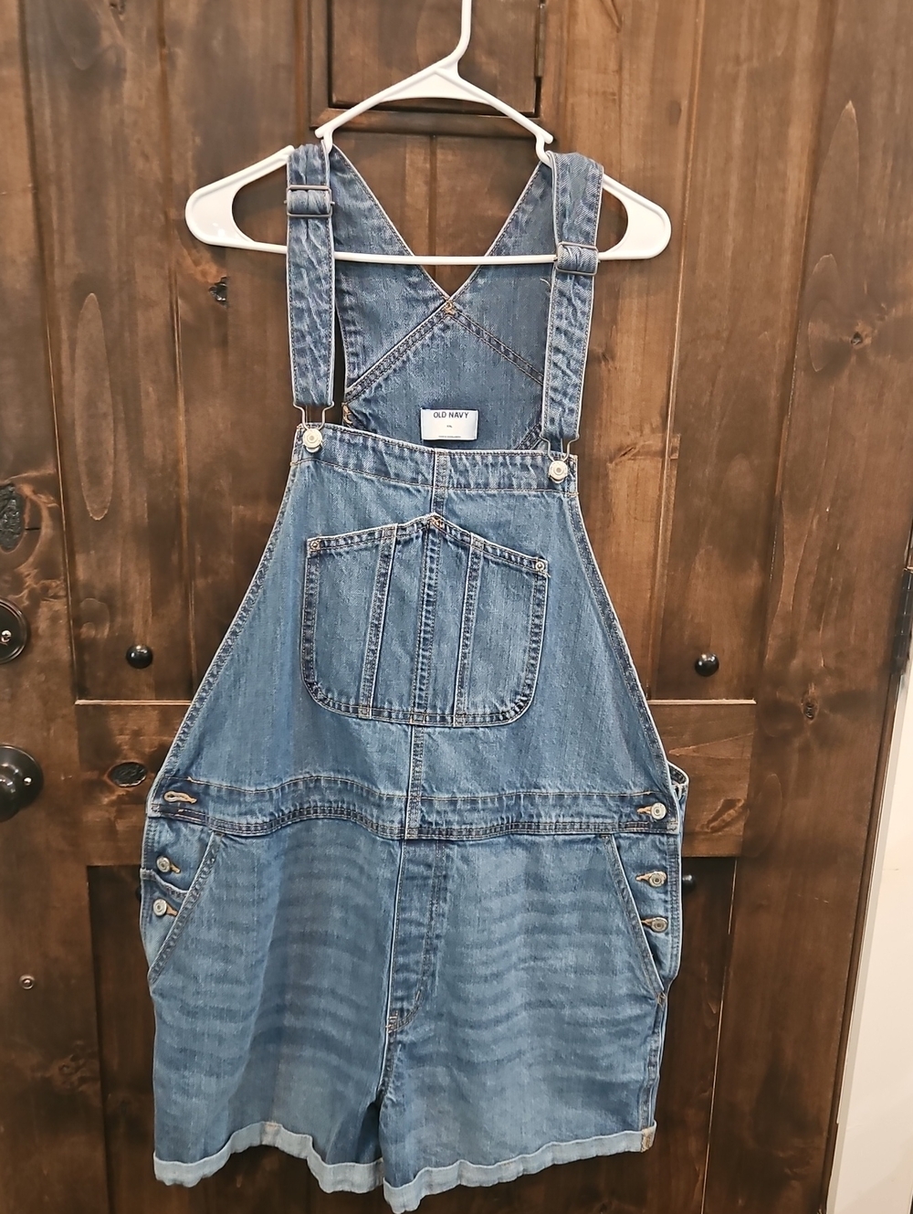 Old Navy Women's Light Blue Jean Denim ShortS Overalls